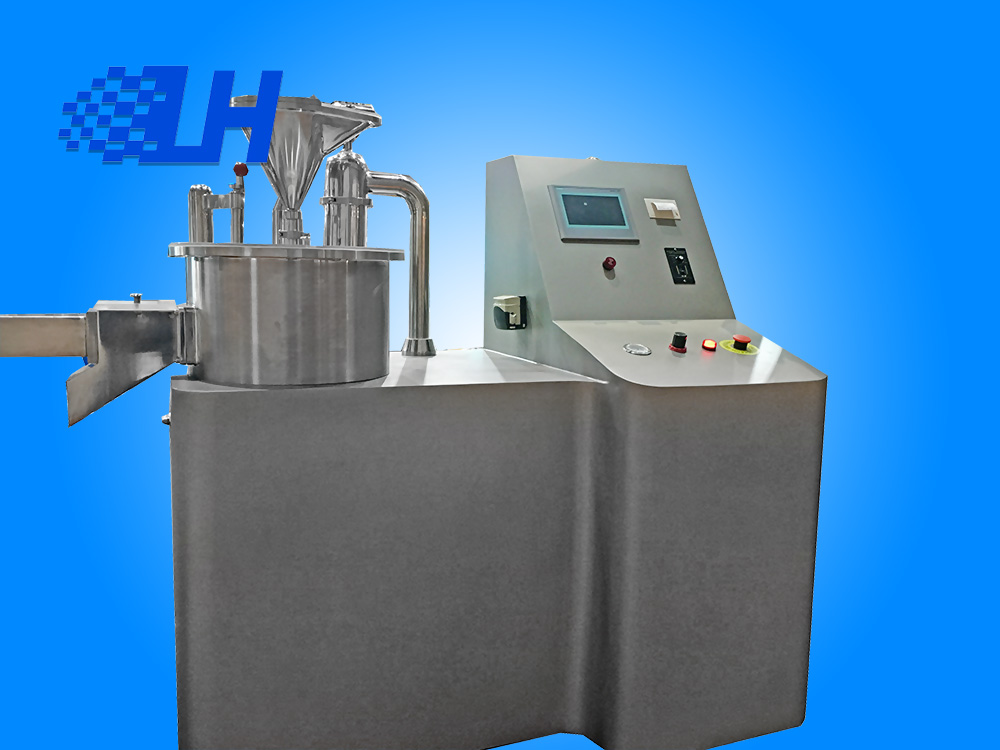 Sprinkling powder granulating shot blasting machine